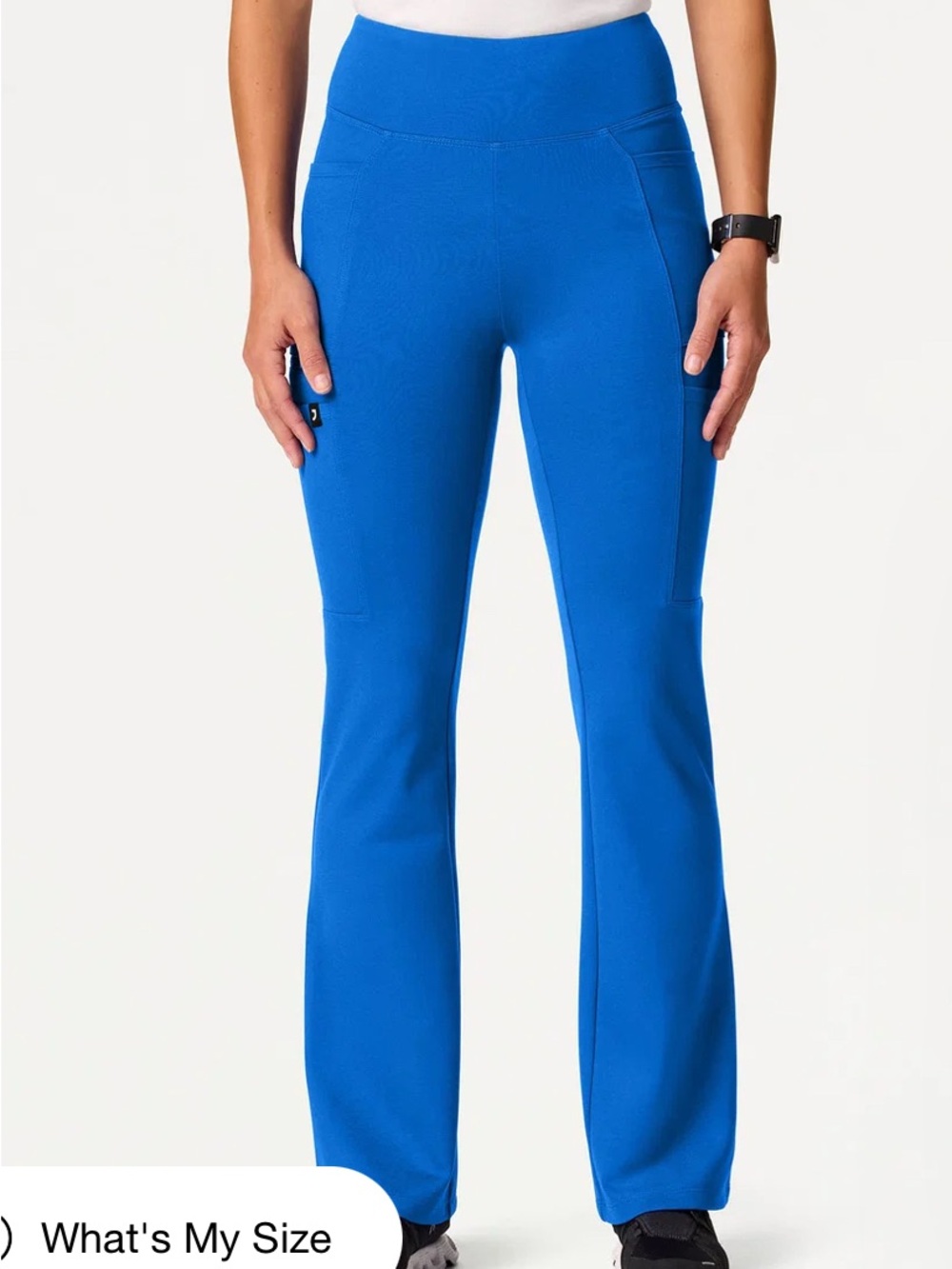 New Jaanuu Perri Yoga Royal Blue Medium Scrub Pants NWT